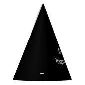 第40誕生会を黒くして下さい パーティーハット (左)