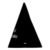 第40誕生会を黒くして下さい パーティーハット (右)