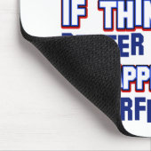 第40誕生日のデザイン マウスパッド (コーナー)