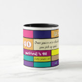 第40誕生日のマグ マグカップ (中央)