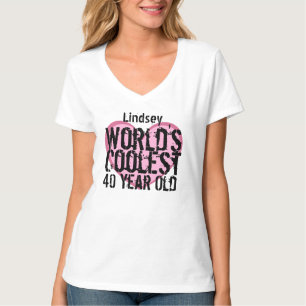 第40誕生日の世界で最もクールな40歳E40B Tシャツ