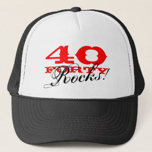 第40誕生日の帽子 40個の石! キャップ