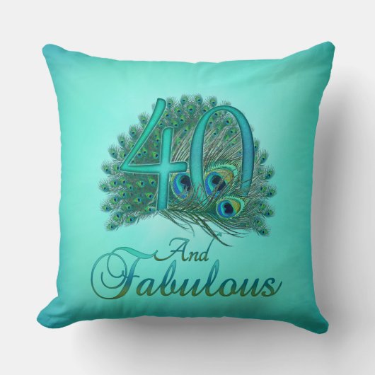 第40誕生日の枕 クッション (正面)