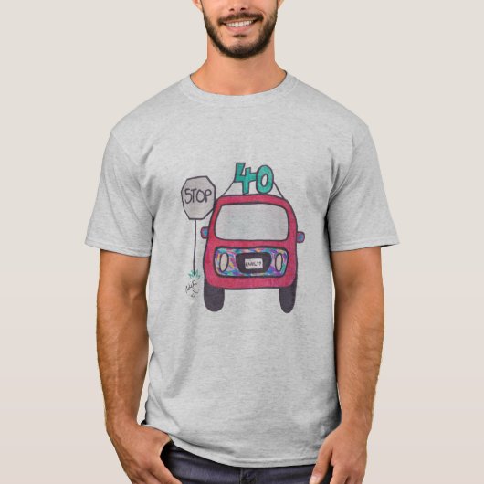 第40誕生日のTシャツ Tシャツ (正面)