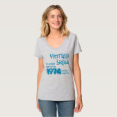 第40誕生日プレゼントの彼女のための1974年のヴィンテージの醸造物のギフト Tシャツ (正面フル)