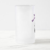 第40誕生日猫のギフト フロストグラスビールジョッキ (中央)