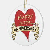 第40。 記念日 セラミックオーナメント (左)