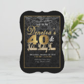 第40 40及びすばらしい誕生日の招待状 招待状 (スタンド正面)