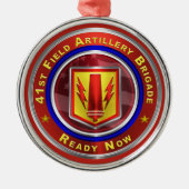 第41野砲兵旅団クリスマス メタルオーナメント (正面)