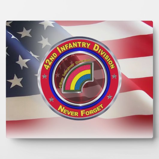 第42歩兵師団 フォトプラーク (正面)