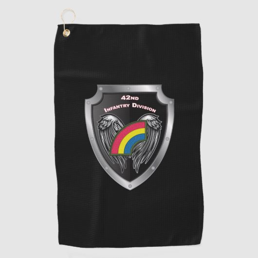 第42歩兵師団「Never」忘れSカスタマイズ」 ゴルフタオル (正面)