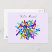 第42誕生日はがき インビテーションポストカード (正面/裏面)