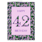 第42誕生日紫デイジー (正面)