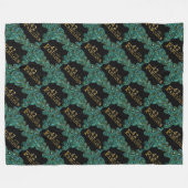 第42誕生日 フリースブランケット (正面(横))