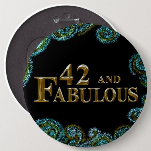 第42誕生日 缶バッジ (正面&裏面)