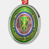 第42軍隊警察旅団クリスマス メタルオーナメント (左)