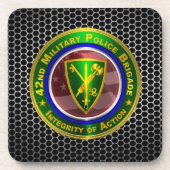 第42軍隊警察旅団「行動の完全性」 コースター (正面)