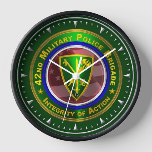 第42軍隊警察隊 壁時計 (正面)