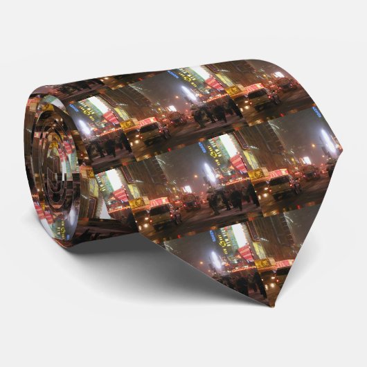 第42通りのタイムズ・スクエア ネクタイ (ロール)