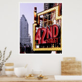 第42通りNYC – ポスター (キッチン)