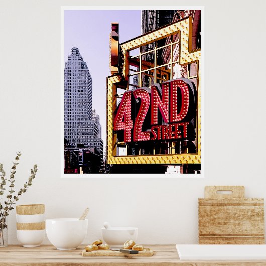 第42通りNYC – ポスター (キッチン)