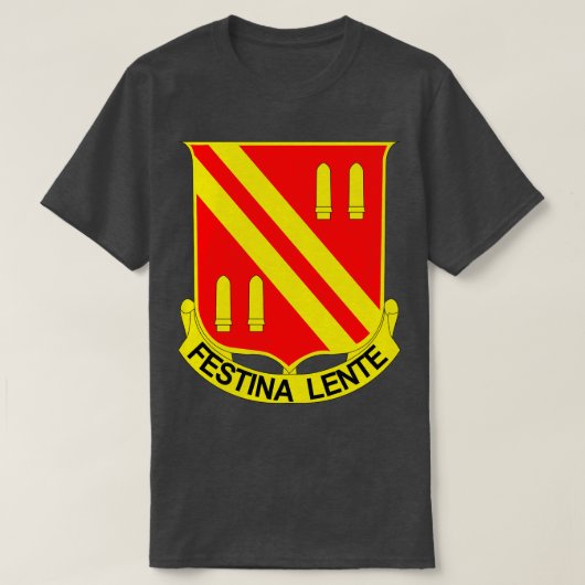 第42野砲兵連隊2テキスト Tシャツ (デザイン正面)