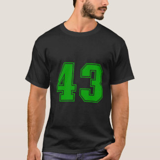 第43回グリーンスポーツファンジャージー番号 Tシャツ