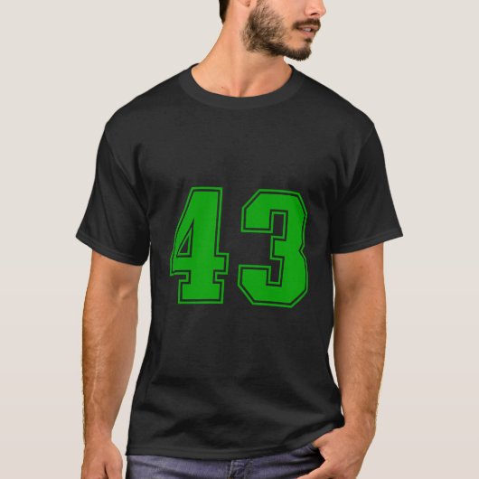 第43回グリーンスポーツファンジャージー番号 Tシャツ (正面)