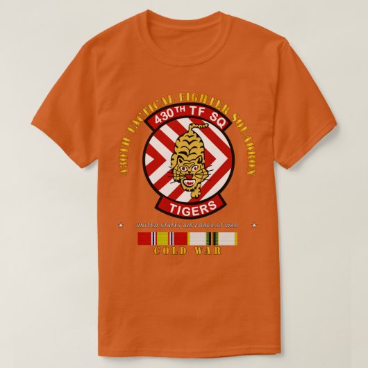 第430戦術戦闘隊（COLD SVCを使用） Tシャツ (デザイン正面)