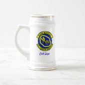 第43 FS F-4ビールステインカスタムなw/callの印 ビールジョッキ (左)