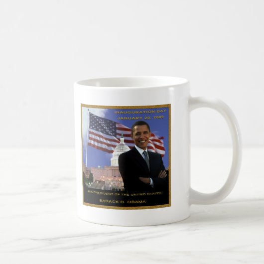 第44バラクH.オバマ大統領 コーヒーマグカップ (右)
