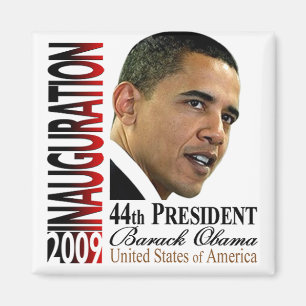 第44バラック・オバマ大統領の就任式の磁石 マグネット