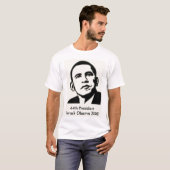 第44バラック・オバマ2008年大統領 Tシャツ (正面フル)