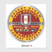 第44メディカルブリデザートストーム退役軍人 シール (シート)