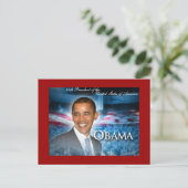 第44代オバマ大統領 ポストカード (スタンド正面)