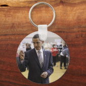 第44代大統領バラク・オバマ キーホルダー (正面)