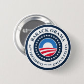 第44大統領 缶バッジ (正面&裏面)