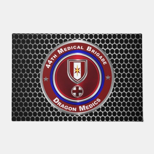 第44期医旅団ドラゴンメディックス ドアマット (正面)