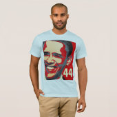 第44米国のバラック・オバマ-大統領 Tシャツ (正面フル)