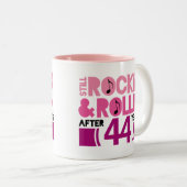 第44記念日の結婚祝い ツートーンマグカップ (正面右)