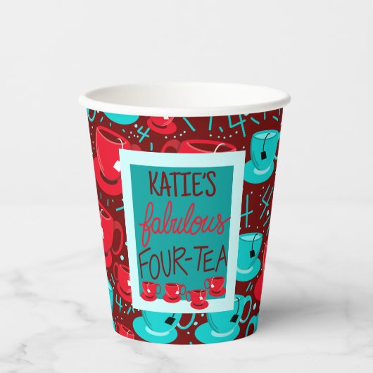 第440回四茶紙杯 紙コップ (正面)