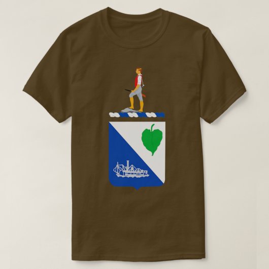 第442歩兵連隊COAをTxt Xへ Tシャツ (デザイン正面)