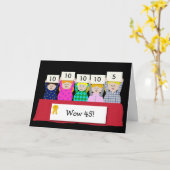 第45カスタマイズ可能な誕生日 カード (黄色い花)