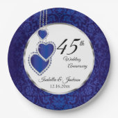 第45回サファイアアニバーサリーキープサケデザイン ペーパープレート (正面)