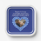 第45回サファイア記念写真ハート広場 ペーパープレート (正面)