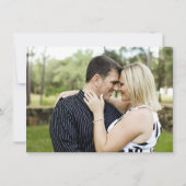 第45回サファイヤ結婚の記念日ハート写真 招待状 (裏面)