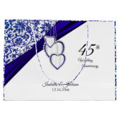 第45回サファ結婚イア記念日 ラージペーパーバッグ (裏面)