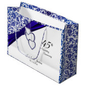 第45回サファ結婚イア記念日 ラージペーパーバッグ (正面アングル)