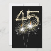 第45回バースデーパーティースパーカー 招待状 (正面)