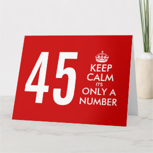 第45回ビッグ誕生日カーおもしろいド保、Calm引用文 カード